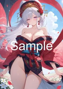 A4サイズアートポスター 1点もの 美女ポスター最高品質 D-ZG-５１