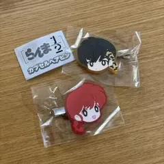 【らんま1/2】カプセルヘアピン 前髪クリップ らんま＆良牙 2つセット