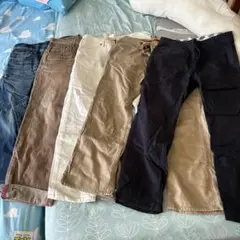 【EDWIN4足+Dickies1足】　ジーンズロット5点31〜32 サイズ