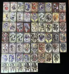 神羅万象チョコ　シルバー　開封済み　58枚　まとめ売り