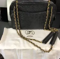 10♪01シャネル CHANEL マトラッセ ダブル チェーン ショルダーバッグ