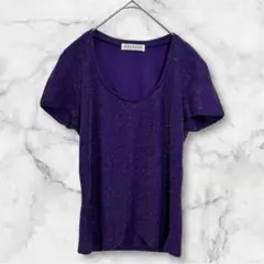 2793 美品‼️ MELROSE カットソー　半袖　ラメ