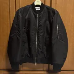 【美品】ATTACHMENT OVERSIZED MA-1 ブラック 1