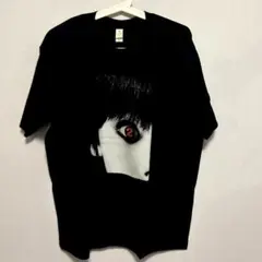 呪怨 ホラー映画 リプリント Tシャツ 半袖 メンズ 新品 個性的 黒