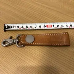 Rニューボールド　ブラウンレザー キーホルダー
