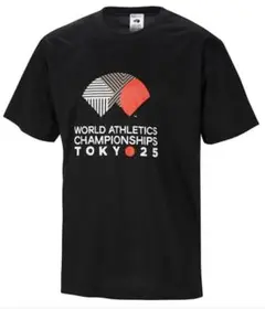 WHC TOKYO 25 Tシャツ ロゴ 01 黒