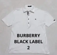 【BURBERRY BLACK LABEL】シャドウホース　ホースロゴ　刺繍