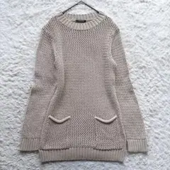 ✨美品✨ aquascutum アクアスキュータム コットンニット ケーブル