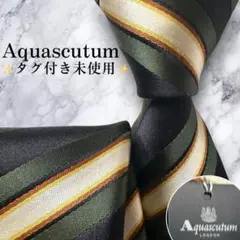 タグ付き未使用✨Aquascutum ネクタイ　アクアスキュータム　ジャガード
