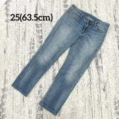 【デニムパンツ】ライトブルー 63.5cm カジュアル シンプル コットン