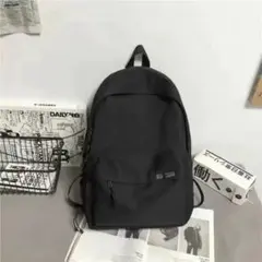 リュック がばん シンプル 通勤 通学 学生 黒 ブラック メンズ レディース
