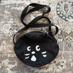 Me net 猫の顔ポシェット 黒