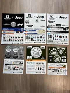 Jeepコラボステッカー 6種類セット