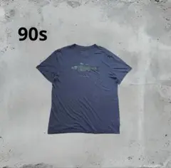 90s アニマルTシャツ シングルステッチ　クールT グラフィック　Lサイズ
