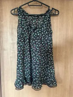 花柄 ノースリーブ ワンピース