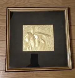 No3825 額装　遠藤兆映　在銘　彫金富士　彫刻　金属工芸　古美術  送料無料 No3825 額装 遠藤兆映 在銘 彫金富士 彫刻 金属工芸 古美術 送料