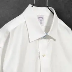 美品 ブルックスブラザーズ 346 白シャツ L〜XL プロクリーニング済