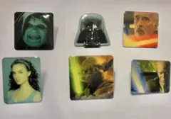 スター・ウォーズ キャラクターピンバッジ 6個セット