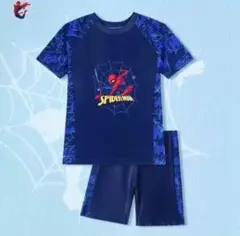 スパイダーマンの水着 子供用 3点セットXL