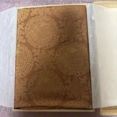 126センチ正方形　綿100% ブラウン和柄　布