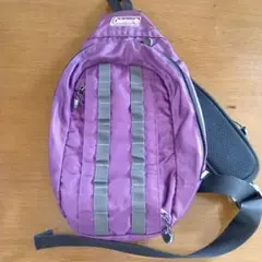 Coleman スリングボディバッグ パープル美品♥