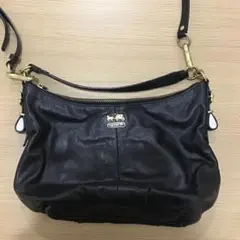 【OGC】　　　　黒 レザー ショルダーバッグ