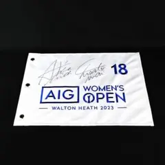 貴重‼️ 限定6枚！岩井千怜／明愛姉妹直筆サイン入りのグッズ！　女子プロゴルファー