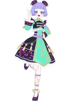 アイプリバース　アニマルロックブラック　フルコーデ　4枚