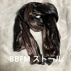 BBFM ブラック×ブラウン ストール