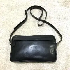 paulsmith ポールスミス ミニショルダーバッグ 黒 レザー