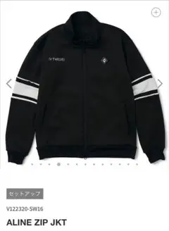V12 ALINE ZIP JKT ブラック