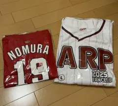 カープファンクラブユニフォーム2025 Lサイズ＋野村祐輔Tシャツ130