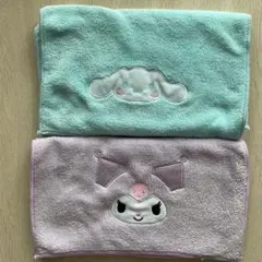 サンリオ　マイクロファイバー　フェイスタオル　クロミ　シナモン