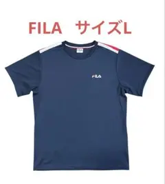✨美品✨【FILA】フィラ ネイビー スポーツ Tシャツ Lサイズ