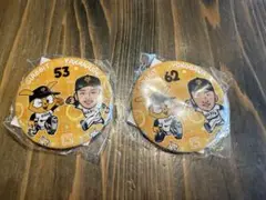 高梨 53 横川 62 缶バッジ セット