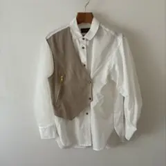 RISLEY アシンメトリック長袖シャツ