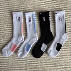 NIKE NBA ソックス スポーツバスケソックス靴下4足 25-28cm