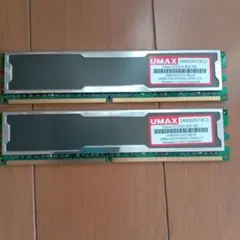 UMAX DDR2 4GB 800MHz メモリ 2枚セット