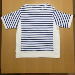 半袖Tシャツ　青白ボーダー　イーザッカマニア