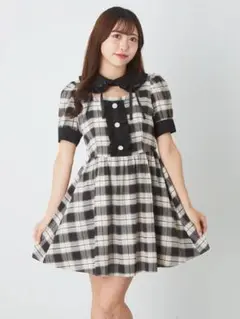 Ank Rouge アンクルージュ ドーリーチェックワンピース 量産型 地雷