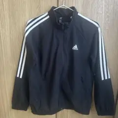 adidas ブラック ジャケット3本ライン