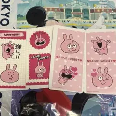 にしむらゆうじ　きゃらくたぶるステッカー ラブラビット