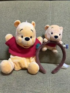 プーさん パペットとカチューシャセット　東京ディズニーリゾート