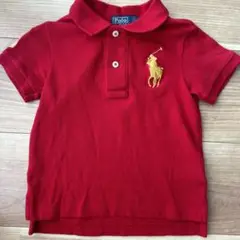 Polo by Ralph Lauren ポロシャツ 12M 80サイズ　レッド
