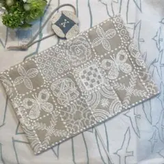 67 ミナペルホネンforest tile A6 文庫本カバー　ほぼ日手帳カバー