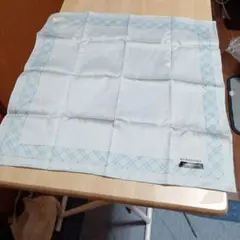 BURBERRY 水色 チェック柄 ハンカチ PHOENIX ハンカチ