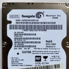 Seagate Momentus Thin 320GB 5400RPM