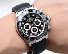 ROLEX デイトナ ブラックラバーベルト
