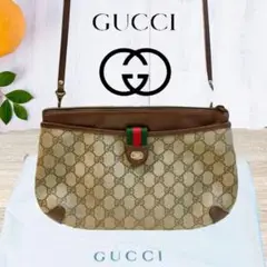 【訳あり保存袋付き】GUCCI オールドグッチ シェリーライン ショルダーバッグ