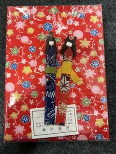 友禅 和紙 文庫箱 しおり2枚付